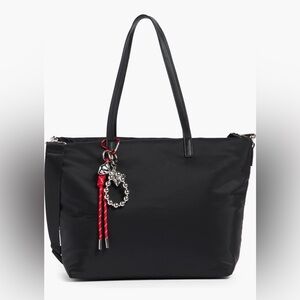 New Madden Girl Black Recycled Polyester Tote Bag